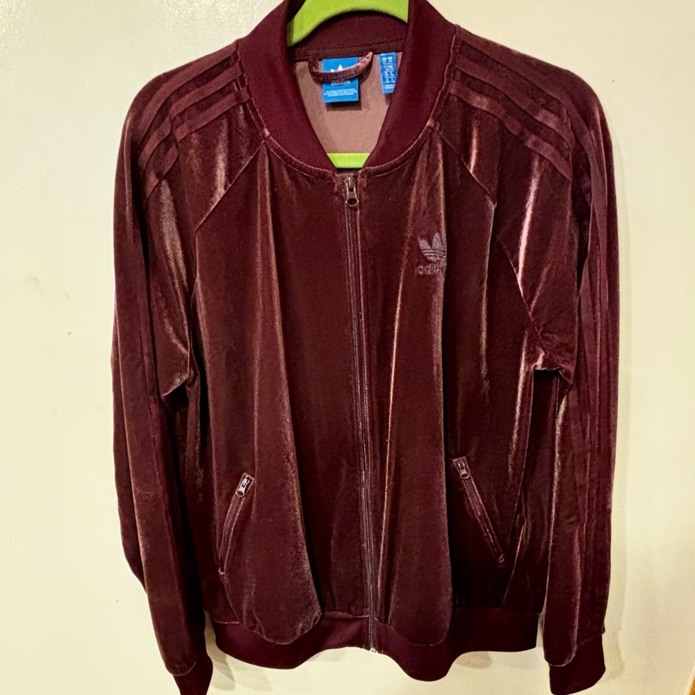 Adidas Velour Track Jacket